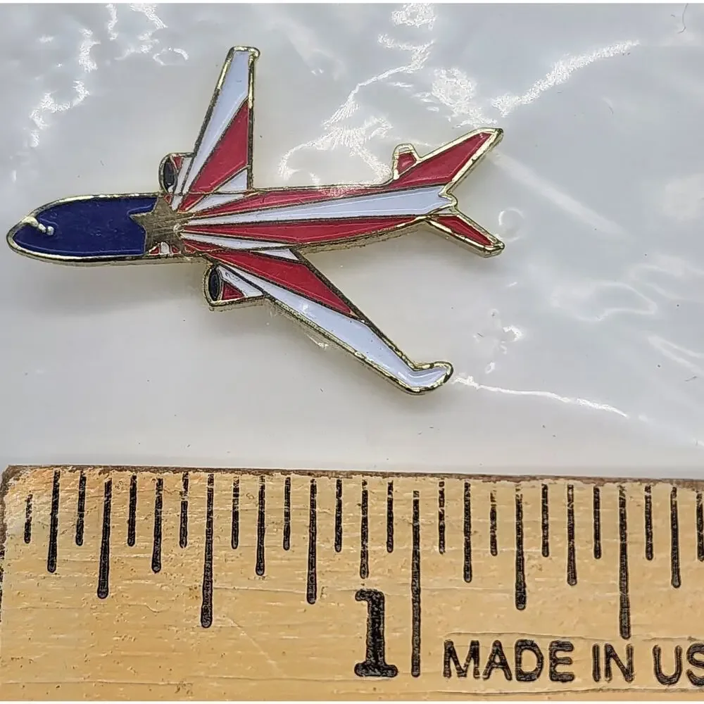America West Airlines Thanks Commitment Airplane Promo Single Pin Pinback